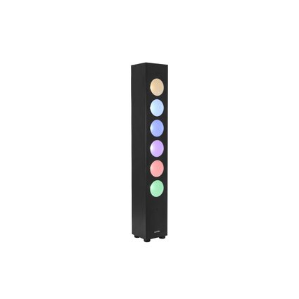 LED light effect column with RGB color mixing, incl. IR remote control
