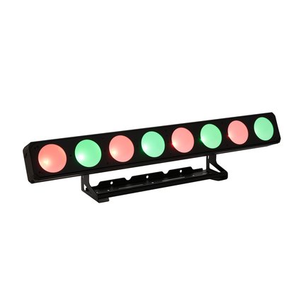LED light effect bar with RGBW color mixing, incl. IR remote control