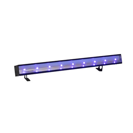 UV-LED-Lichtleiste mit 9 x 3-W-LED für beeindruckende Schwarzlicht-Effekte