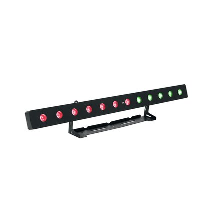 LED-Leiste (100 cm) mit 12 x 10-W-6in1-LED (RGBWA&UV), Pixelansteuerung