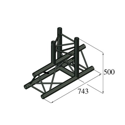 3-point truss system