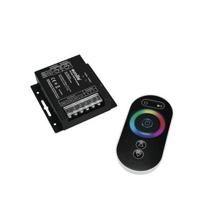3-channel LED controller with wireless remote control for RGB LED strips 12-24V