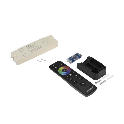 4-Kanal-LED-Funkcontroller mit Fernbedienung für RGB/W und Dualweiß