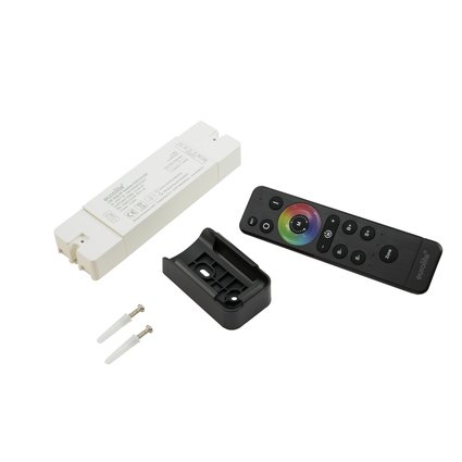 5-channel wireless LED controller with remote control for RGB and dual white