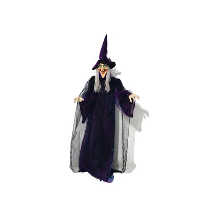 Animated witch standing figure, with light and sound effect (battery & USB operation)