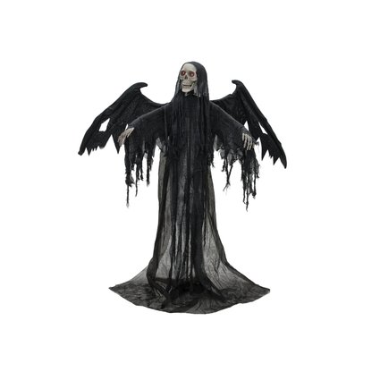 Animated figur black angel with light and sound effect (battery & USB operation)