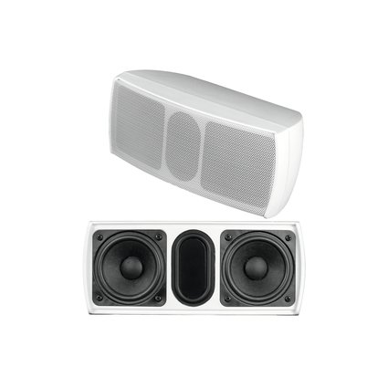 2 speakers with mount, 2.5" full-range speakers and 15 W RMS