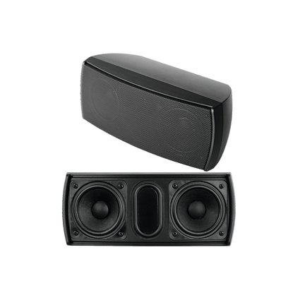 Universal wall speaker system with 2.5" full-range speakers and 15 W RMS