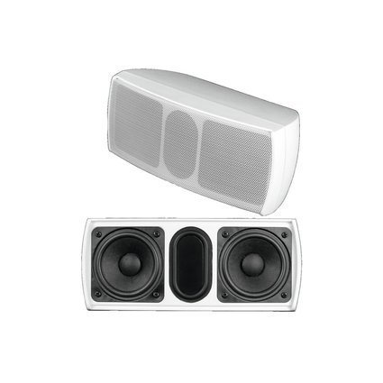 Universal wall speaker system with 2.5" full-range speakers and 15 W RMS