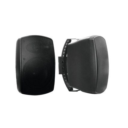 Weatherproof wall speaker pair (IP65) with 6.5" woofers and 32 W RMS