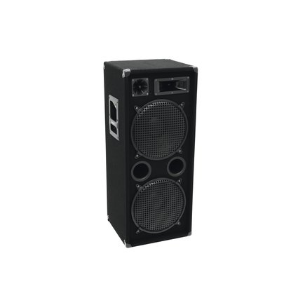 Rugged full-range speaker-system with 2 x 12" woofer and 1000 watts power