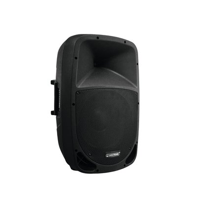 Active 2-way speaker system (15") with 150 W for PA and DJ applications with audio player and Bluetooth