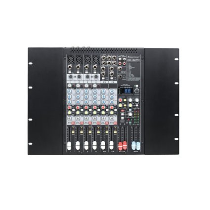 PRO audio mixer with British-style EQ, compressor, effect unit and USB interface