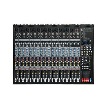 PRO audio mixer with British-style EQ, compressor, effect unit and USB interface