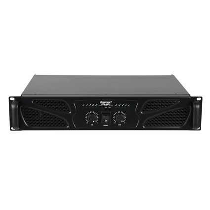 PA amplifier with limiter, 2 x 600 W / 4 ohms, 2 x 420 W / 8 ohms