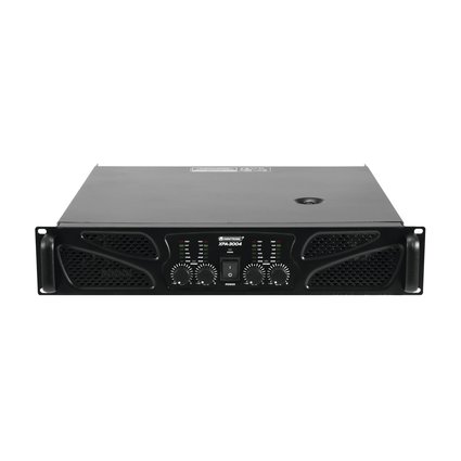 4-channel PA amplifier with integrated limiter, 4 x 750 W / 4 ohms, 4 x 500 W / 8 ohms