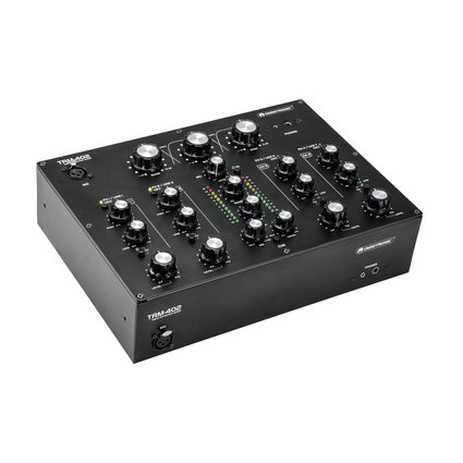 4-channel rotary mixer with 3-band frequency isolator for DJs