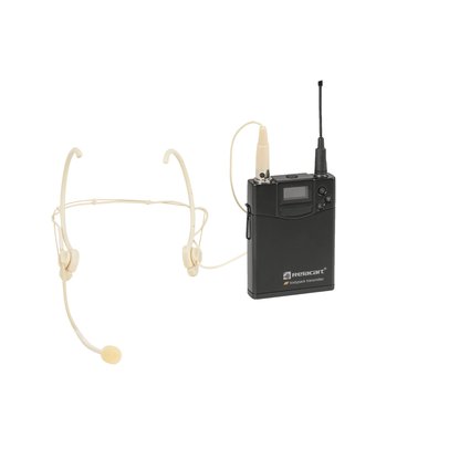 Taschensender mit PLL-Multifrequenz-Sender, 823-832 + 863-865 MHz