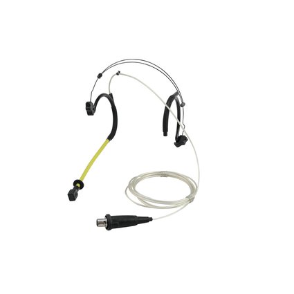 Headset condenser microphone for sports applications