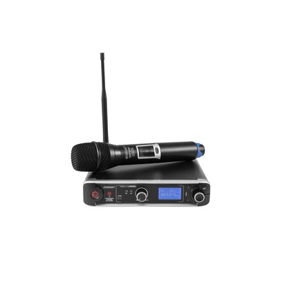 Système de microphone 1 canal, technologie UHF-PLL