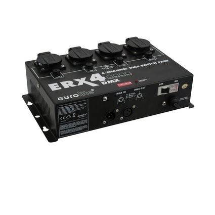 4-channel switch pack, up to 5 A load per channel, control with relay
