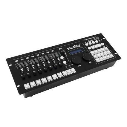Console with motorized faders, color & motion effects (24 devices/34 channels)