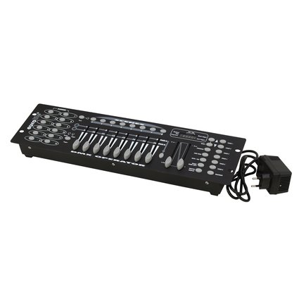 DMX controller for 12 devices with max. 16 DMX channels