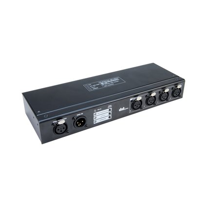 RDM-capable DMX splitter, 1in/4out with signal boost