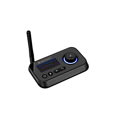 3-in-1 Bluetooth audio adapter with transmitter/receiver/bypass mode, dual link and aptX HD