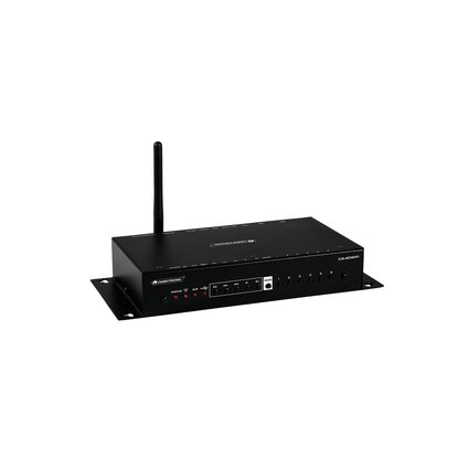 Wireless multi-room amplifier (2 x 25 W) for audio streaming via AirPlay, DLNA and UPnP