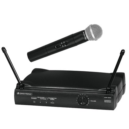 Komplette VHF-Drahtlos-Mikrofonanlage, Diversity-System