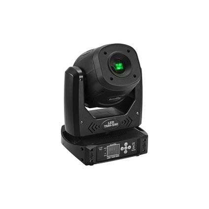 LED Moving Head spot with color wheel, static and rotating gobo wheel, prism and focus