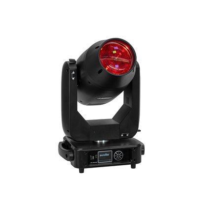 LED moving head hybrid with 400 W COB LED, color wheel, CMY color mixing, static and rotating gobo wheel, prisms, focus, zoom and frost