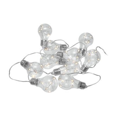 Party light chain with 10 LED lamps