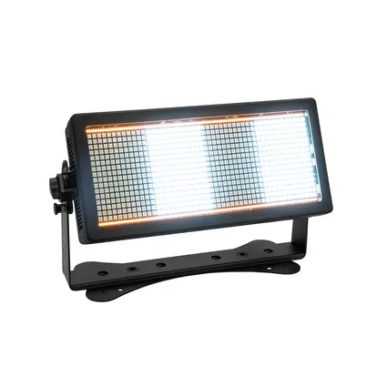 Wetterfester (IP65) lichtstarker Fluter/Strobe, mit RGBW-Farbmischung und warmweißen LED-Streifen