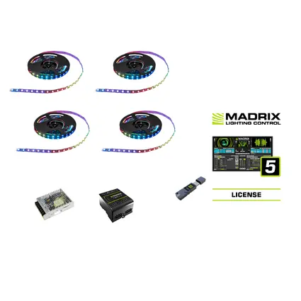 EUROLITE Set Pixel Strip RGB incl. Madrix Start