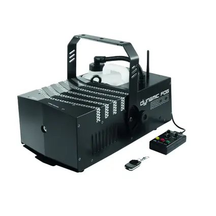 DMX-Maschine mit 1500 W, variabler Ausstoßwinkel, Timer & Fernbedienung