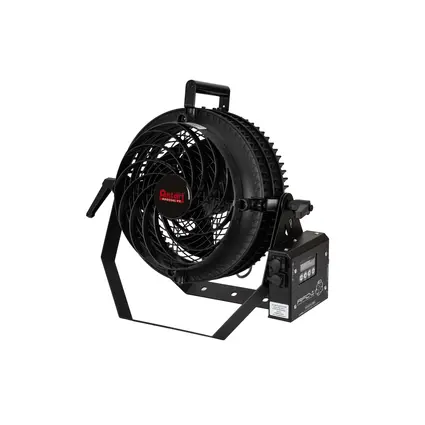 Weather-proof wind machine with DMX/RDM and timer, 3250 m³/h
