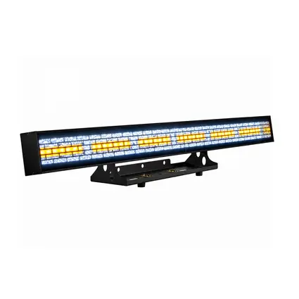 Warm white blinder with additional colored LEDs for atmospheric lighting