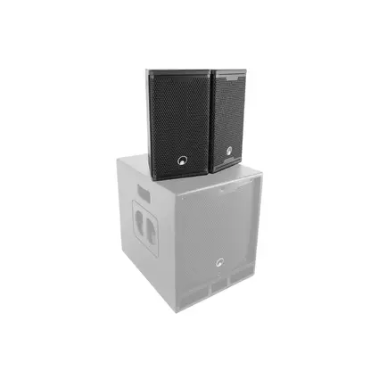 2 x 6,5" passive Fullrange-Box, 100 W RMS