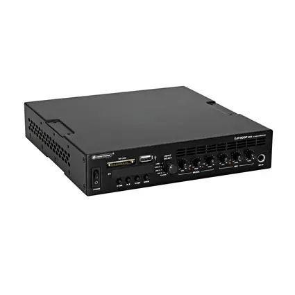 Kompakter Stereo-Mischverstärker mit Player + Bluetooth, 2 x 450 W RMS (4 Ohm)