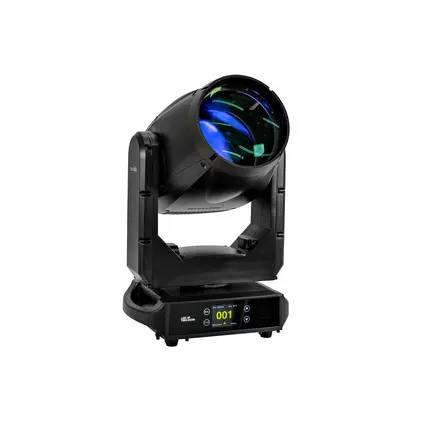 Weather-proof beam moving head (IP65) with 250W LED, gobo wheel and two combinable prisms