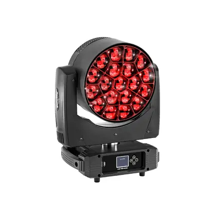 Moving washlight with 19 x 20W RGBL LEDs, rotating flower effect and pixel control