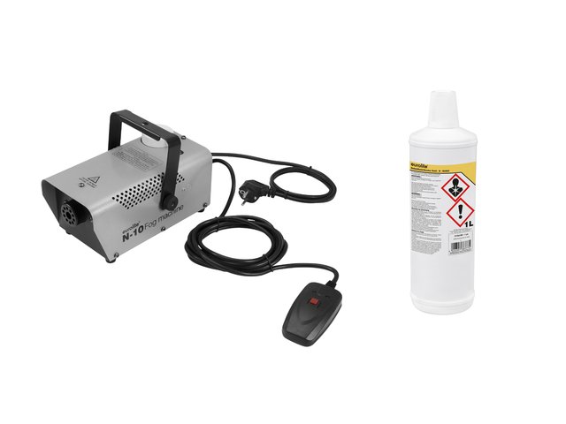 Compact 400 W fog machine with cable remote control including 1l Smoke Fluid-MainBild