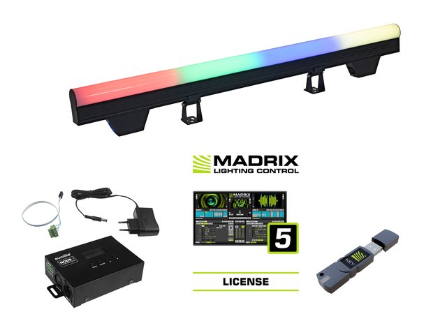 10x Pixel DMX Tube incl. MADRIX 5 start licence, MADRIX 5 Key and LED controller-MainBild
