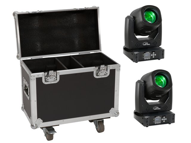 EUROLITE Set 2x LED TMH-B90 + Case with wheels-MainBild