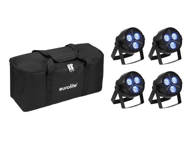 EUROLITE Set 4x LED PARty Hybrid Spot + Soft-Bag-MainBild