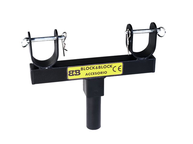 BLOCK AND BLOCK AM3802 fixed support for truss insertion 38mm male-MainBild