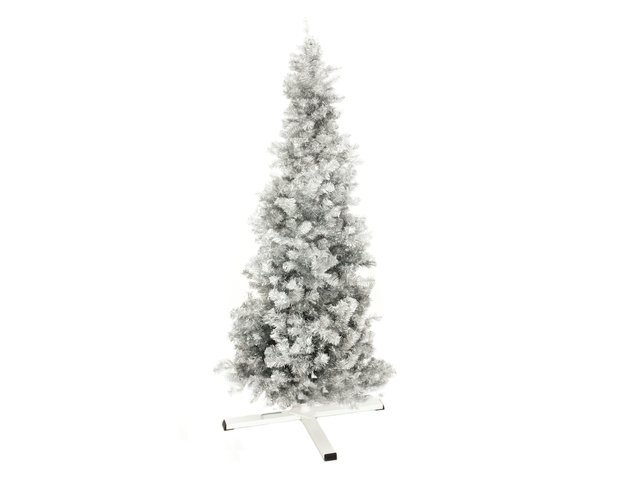 Classic fir tree in trendy metallic silver-MainBild