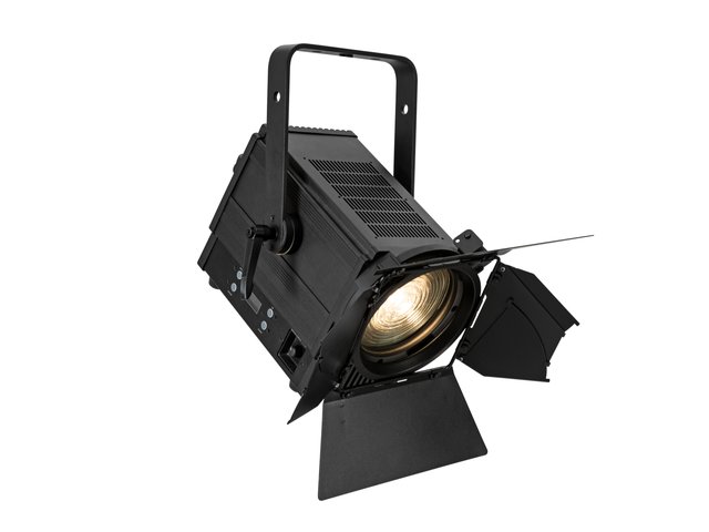 Fresnel spotlight (fresnel lens), 100 W warm white LED, CRI >90, quiet, DMX-MainBild